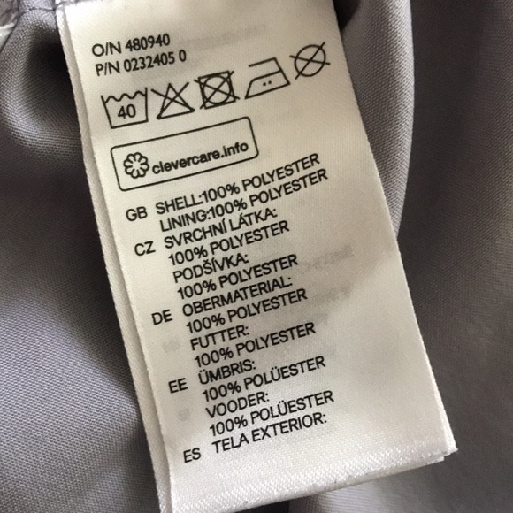 H&M girls pleated dress. Gray & black. Size 5-6y - Picture 8 of 12